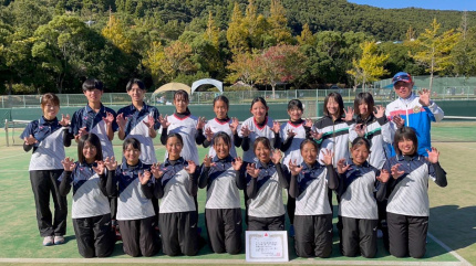 ソフトテニスが長崎県新人大会で準優勝しました！ | 九州文化学園高等学校