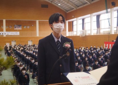 食物調理科（代表：佐分利 峻平 くん）