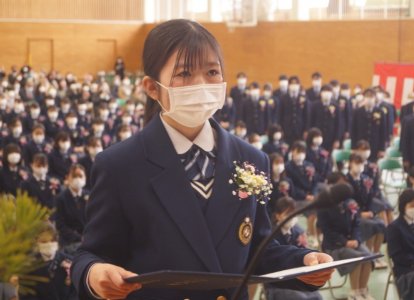 保育福祉科福祉コース（代表：森永 舞妃 さん）