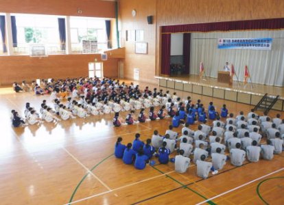 壮行会の様子①