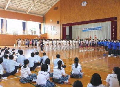壮行会の様子②