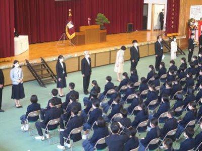 令和３年度　第７１回入学式が行われました。
