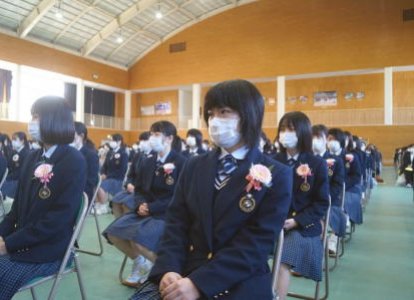 卒業式の様子