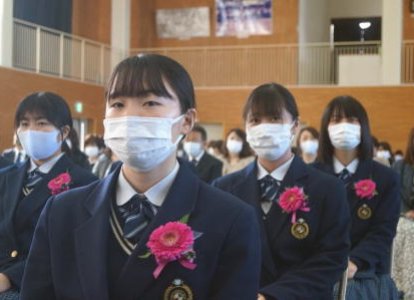 卒業式の様子