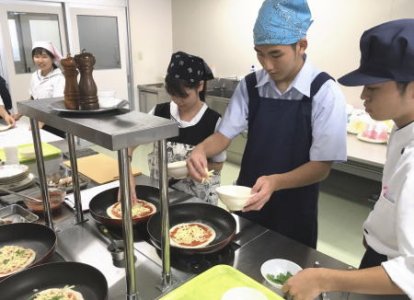調理実習の様子