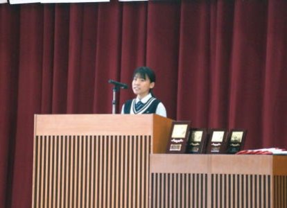 最優秀賞の古里さん