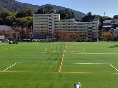 サッカー部グラウンド（練習拠点）が完成しました。