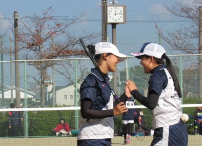 吉元 碧(1年･小佐々中出身)・深水 心来(1年･西海中出身)