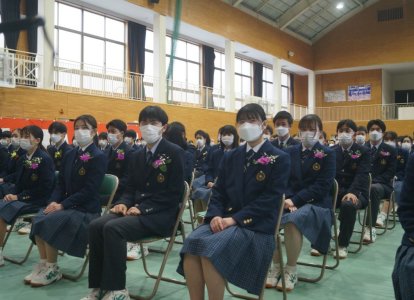 卒業式の様子
