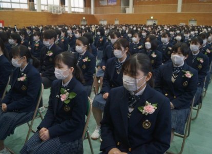 卒業式の様子
