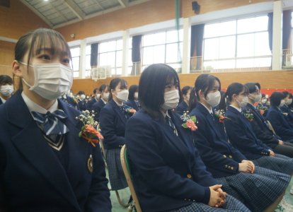 卒業式の様子