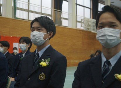 卒業式の様子