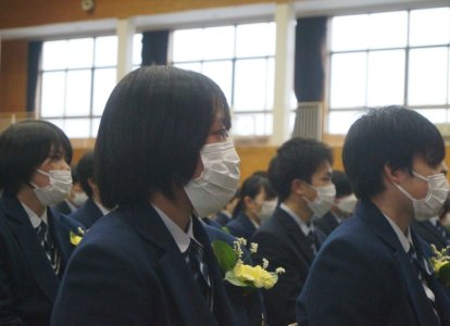 卒業式の様子