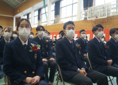 卒業式の様子