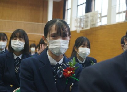 卒業式の様子