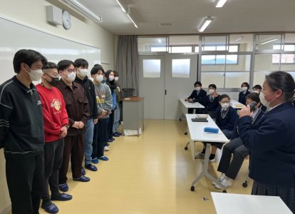 Sコース 高大連携授業の様子 (2)