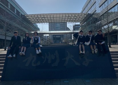 九州大学キャンパスツアーの様子 (6)