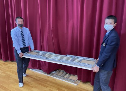 入学式準備の様子 (3)