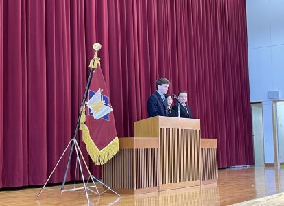 入学式準備の様子 (4)
