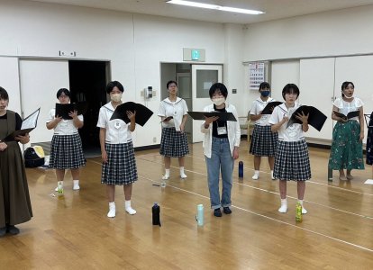 合唱団よりよりとの合同練習の様子②