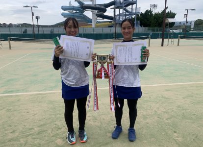地区新人戦優勝西川・吉元ペア