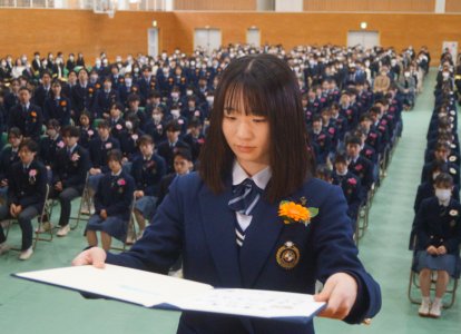 普通科キャリアデザインコース代表[松村 優杏さん]