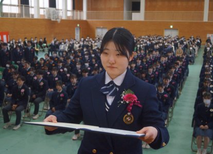 普通科進学コース代表[山口 紋佳さん]