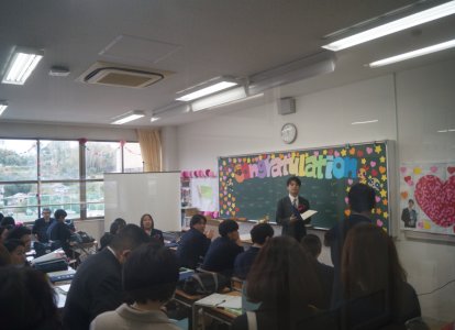 最後のホームルームの様子 (7)