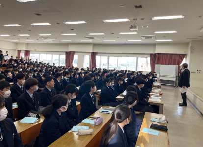 修学旅行結団式①