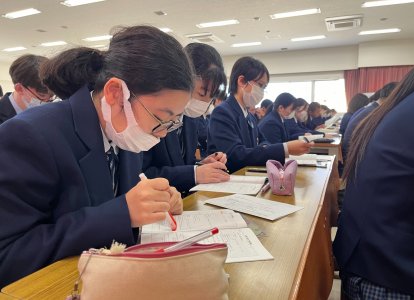 修学旅行結団式⑥