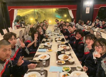 修学旅行1日目_夕食の時間⑧