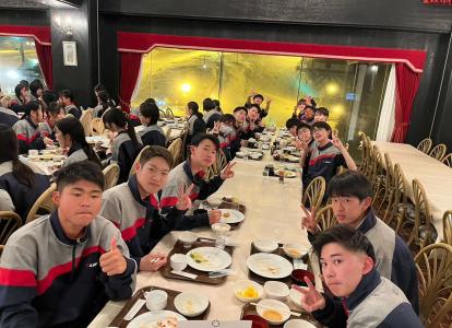 修学旅行1日目_夕食の時間③