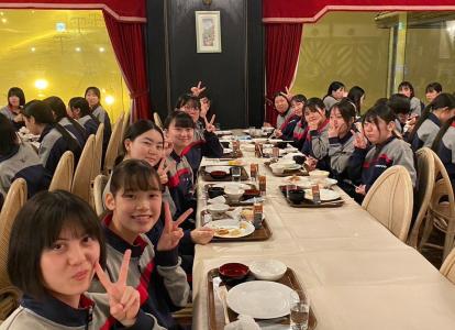 修学旅行2日目_夕食の時間②