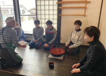 修学旅行3日目_蕎麦打ち体験①