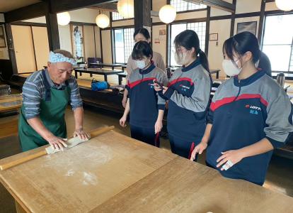修学旅行3日目_蕎麦打ち体験③