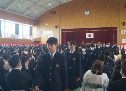 入学式の様子