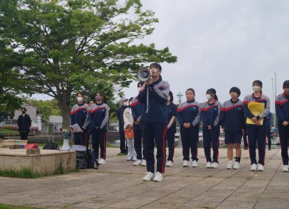 生徒会代表挨拶