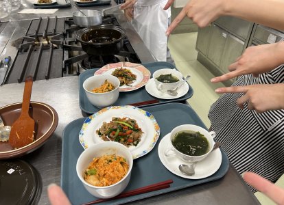 調理実習⑨