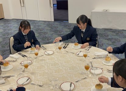 テーブルマナー講習⑦