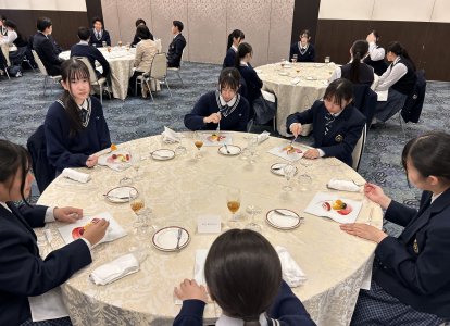 テーブルマナー講習⑩