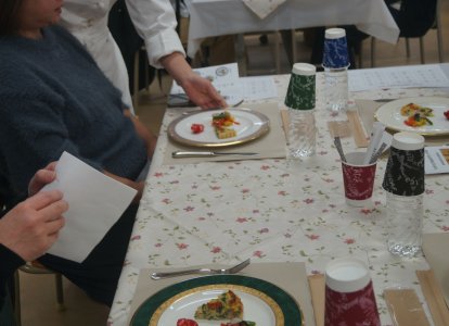 保護者招待お食事会①