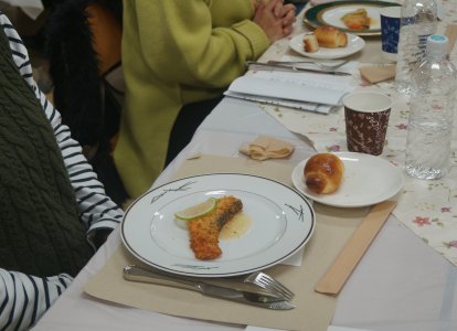 保護者招待お食事会⑫