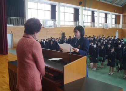 同窓会入会式④