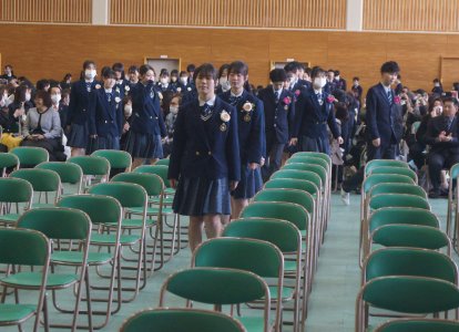 卒業証明書授与④