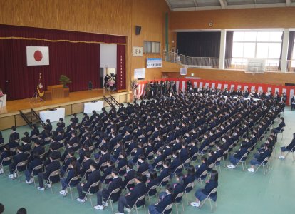 卒業証明書授与⑧