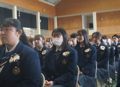 卒業証明書授与⑰