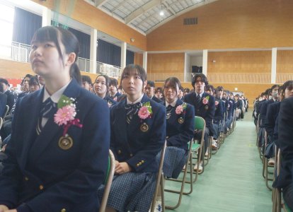 卒業証明書授与⑱