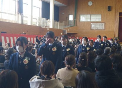卒業証明書授与㊵