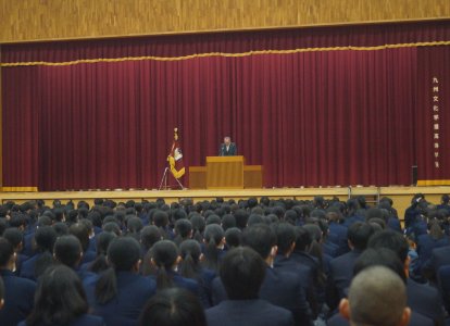 終業式・離任式①