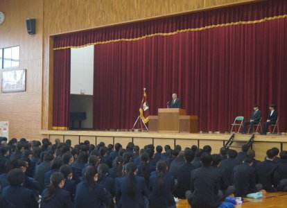 終業式・離任式②